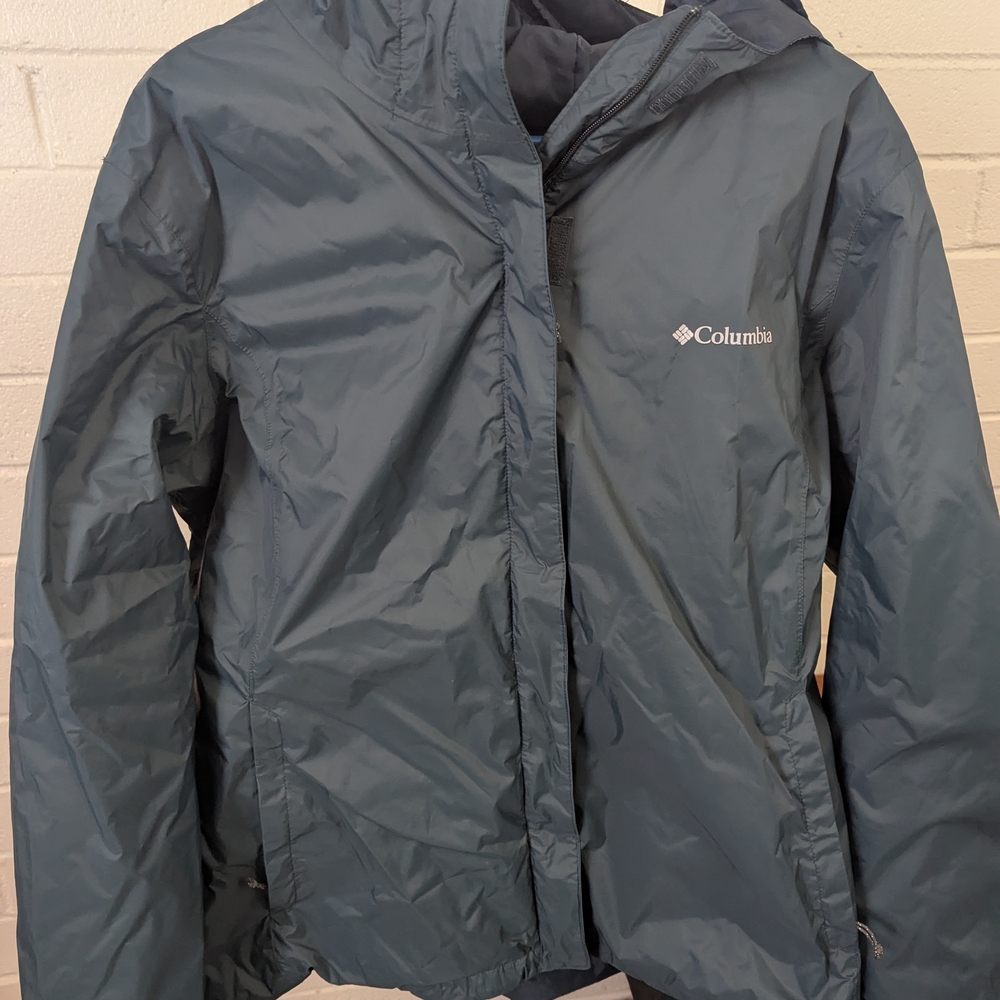 Columbia Blue Hooded Jacket